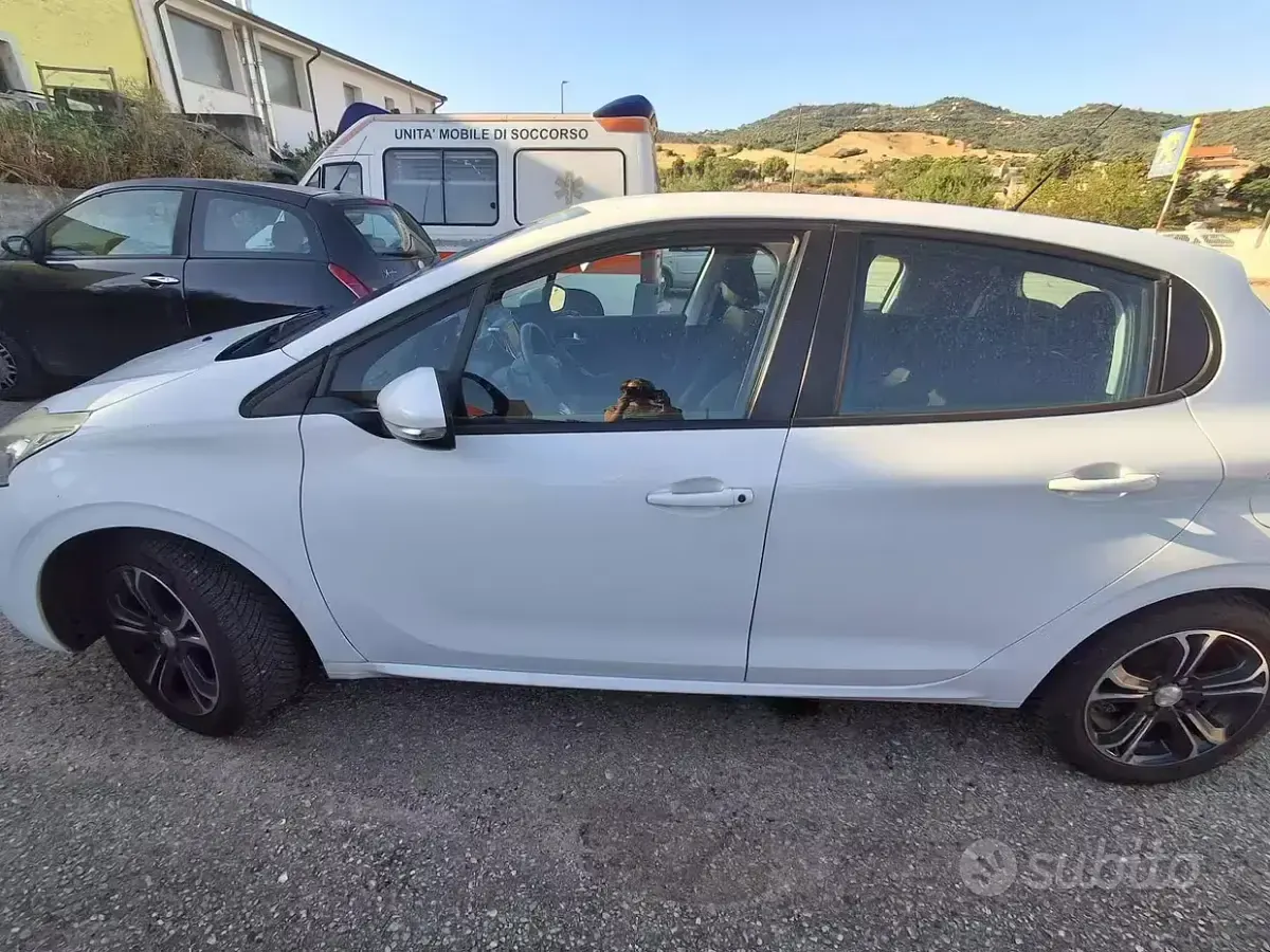 Usata Peugeot 208 Active 82 CV (60 kW) 2014 Bianco Utilitaria