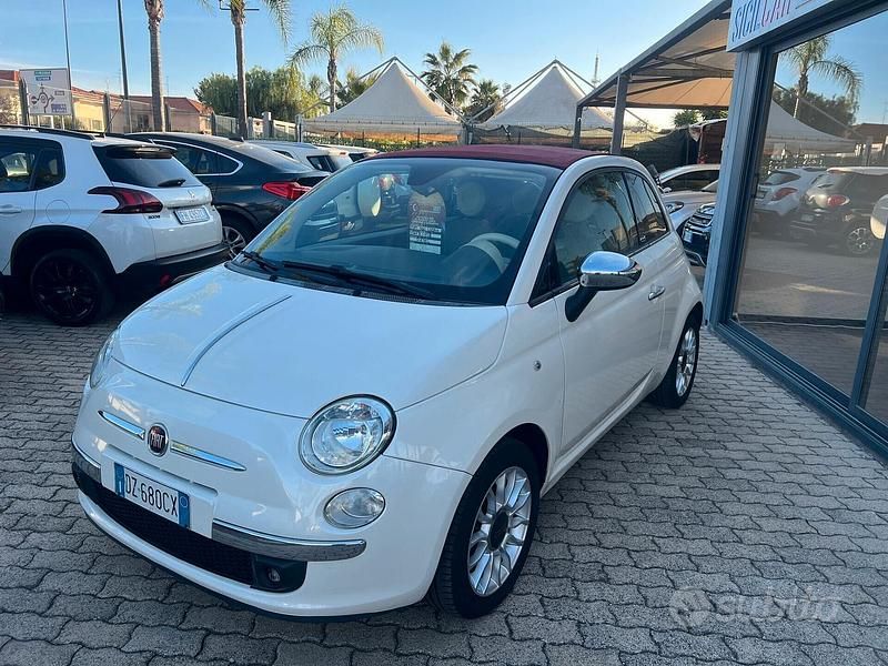 Begagnad Fiat 500C Rock 75 HK (55 kW) 2009 Vit Cab