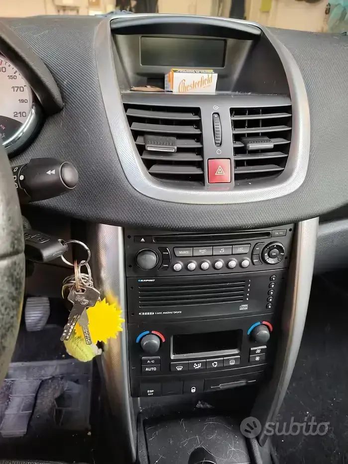Usata Peugeot 207 90 CV (66 kW) 2008 Nero Berlina