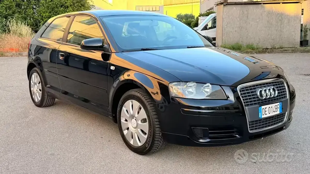 Usata Audi A3 Ambition 115 CV (84 kW) 2006 Nero Utilitaria