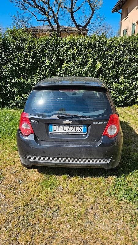 Usata Chevrolet Aveo 2009 Nero Utilitaria