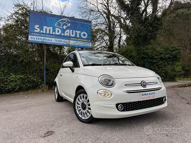 Usata Fiat 500 Lounge 69 CV (50 kW) 2018 Bianco Utilitaria