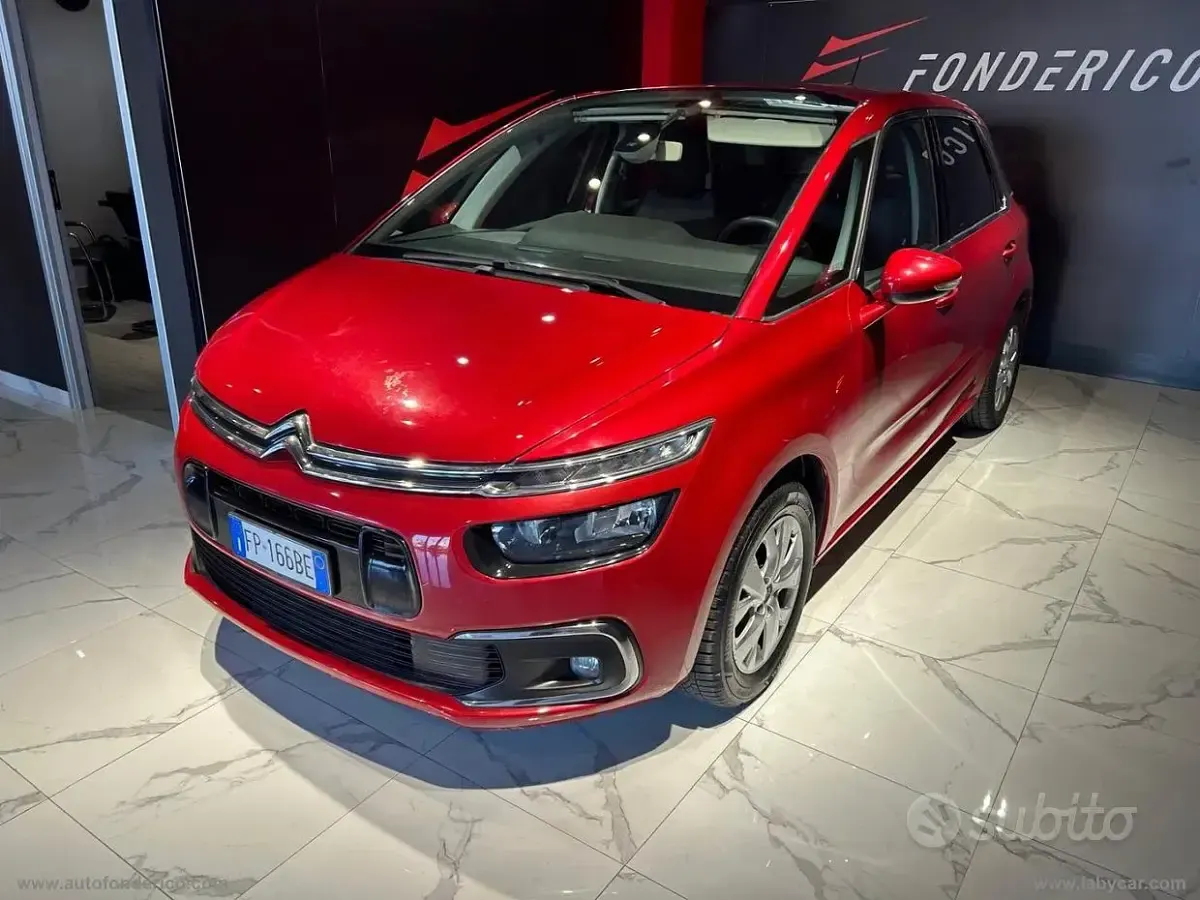 Usata Citroën C4 Picasso Live 120 CV (88 kW) 2018 Rosso Monovolume