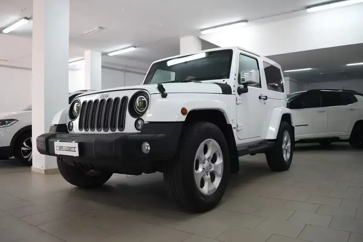 Usata Jeep Wrangler Unlimited Sahara 200 CV (147 kW) 2014 Bianco SUV