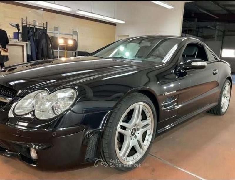 Usata Mercedes SL55 AMG AMG 500 CV (367 kW) 2004 Nero Cabrio