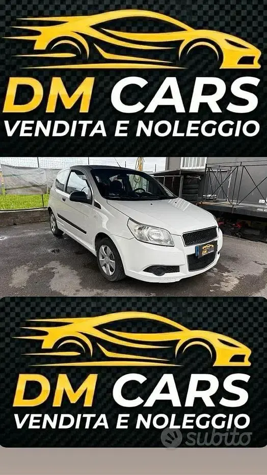 Usata Chevrolet Aveo 82 CV (60 kW) 2010 Bianco Berlina