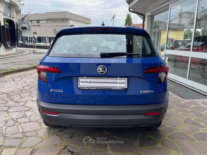 Usata Skoda Karoq Ambition 116 CV (85 kW) 2019 Blu mediterraneo SUV