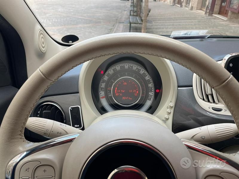 Usata Fiat 500C Lounge 69 CV (50 kW) 2018 Grigio Cabrio