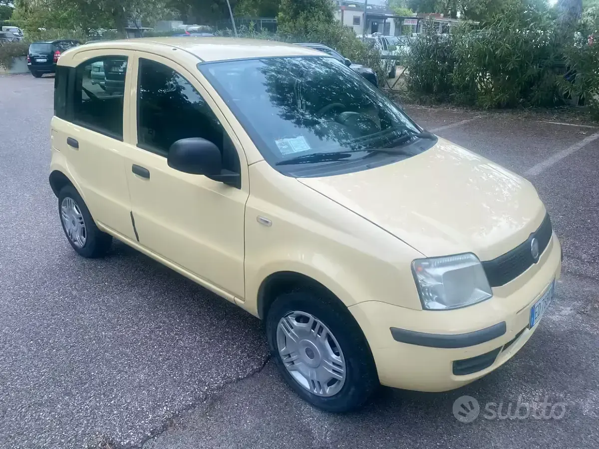 Usata Fiat Panda Dynamic 60 CV (44 kW) 2010 Giallo Utilitaria