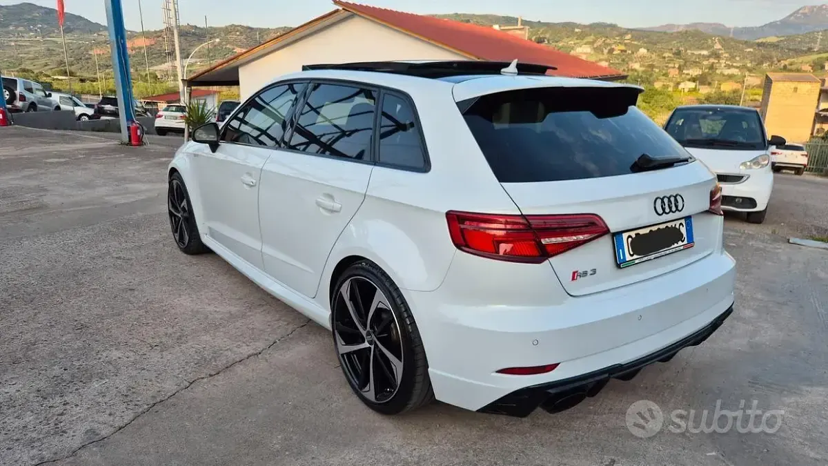 Usata Audi RS3 S-line plus 400 CV (294 kW) 2019 Bianco Berlina