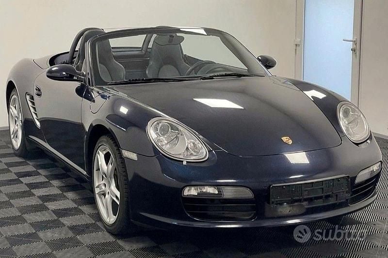 Usata Porsche Boxster 240 CV (176 kW) 2006 Blu Cabrio