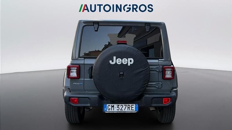 Usado Jeep Wrangler Sahara 272 HP (200 kW) 2022 Cinzento SUV