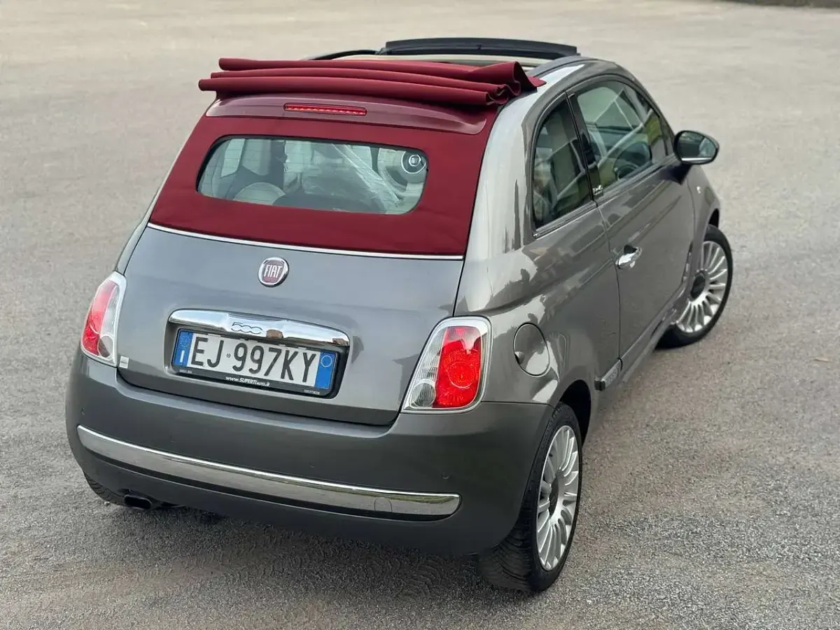 Usata Fiat 500C Lounge 69 CV (50 kW) 2011 Grigio Cabrio
