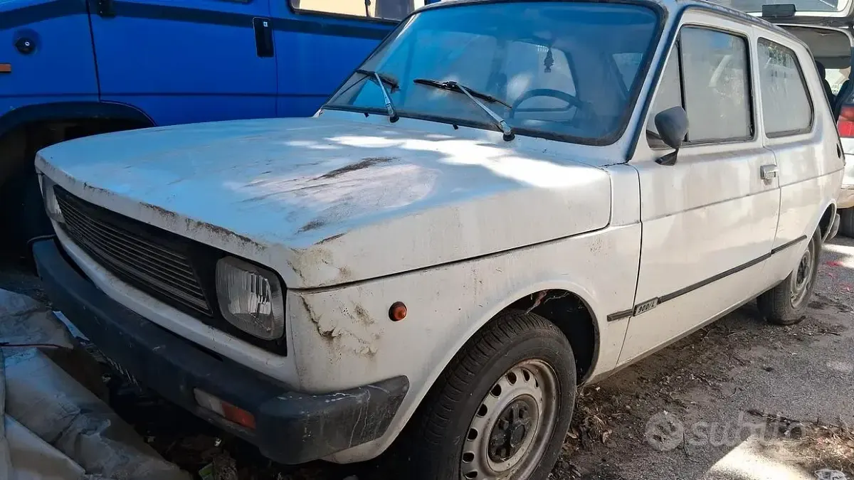 Usata Fiat 127 1970 Bianco Utilitaria