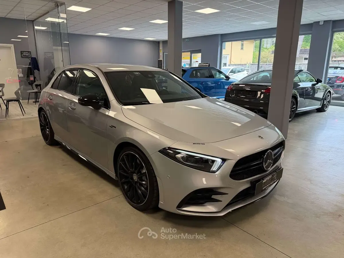 Usata Mercedes A35 AMG AMG 306 CV (225 kW) 2022 Argento Berlina
