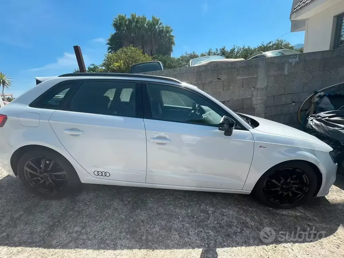 Usata Audi A3 150 CV (110 kW) 2017 Bianco Berlina