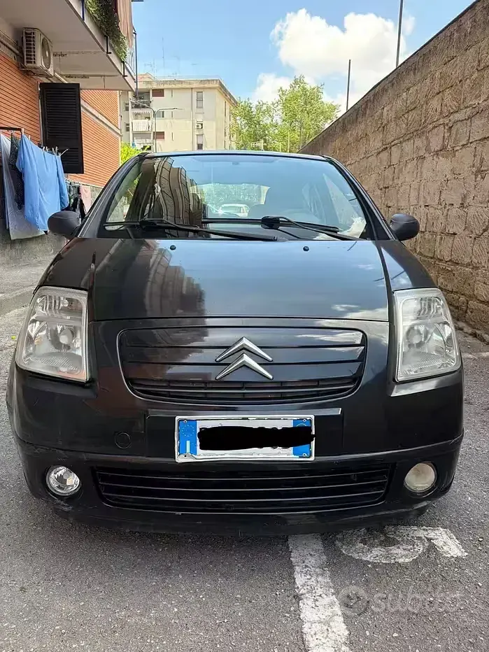 Usata Citroën C2 68 CV (50 kW) 2009 Nero Utilitaria