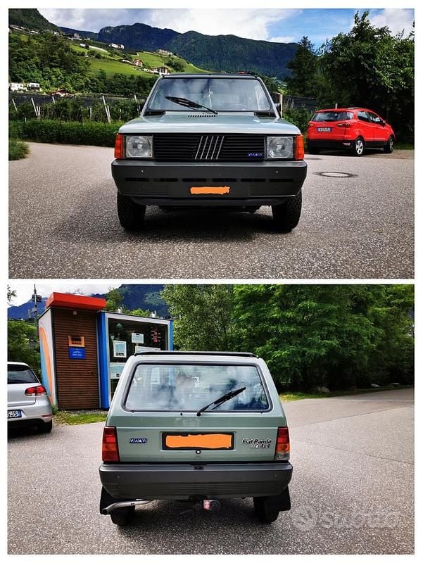 Usata Fiat Panda 4x4 70 CV (51 kW) 1984 Verde Utilitaria