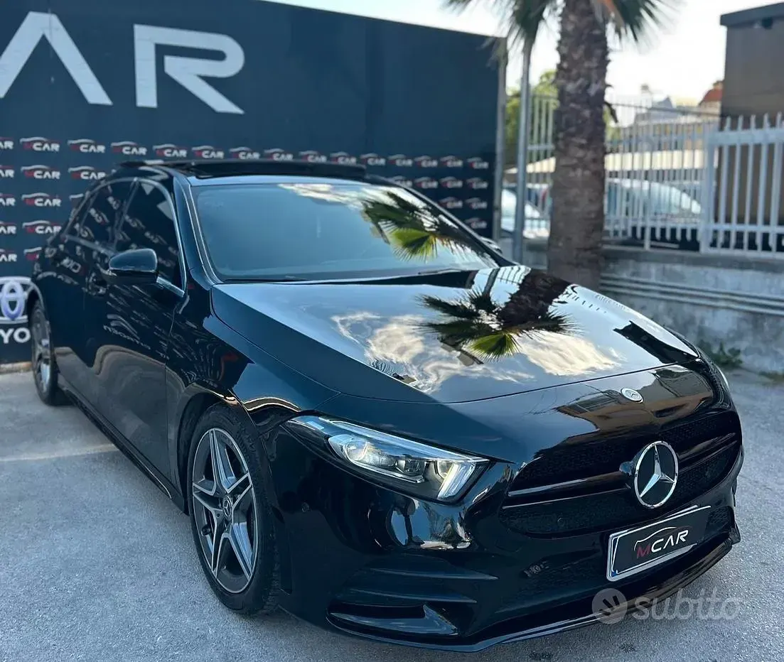 Usata Mercedes A180 Premium 116 CV (85 kW) 2019 Nero Coupé