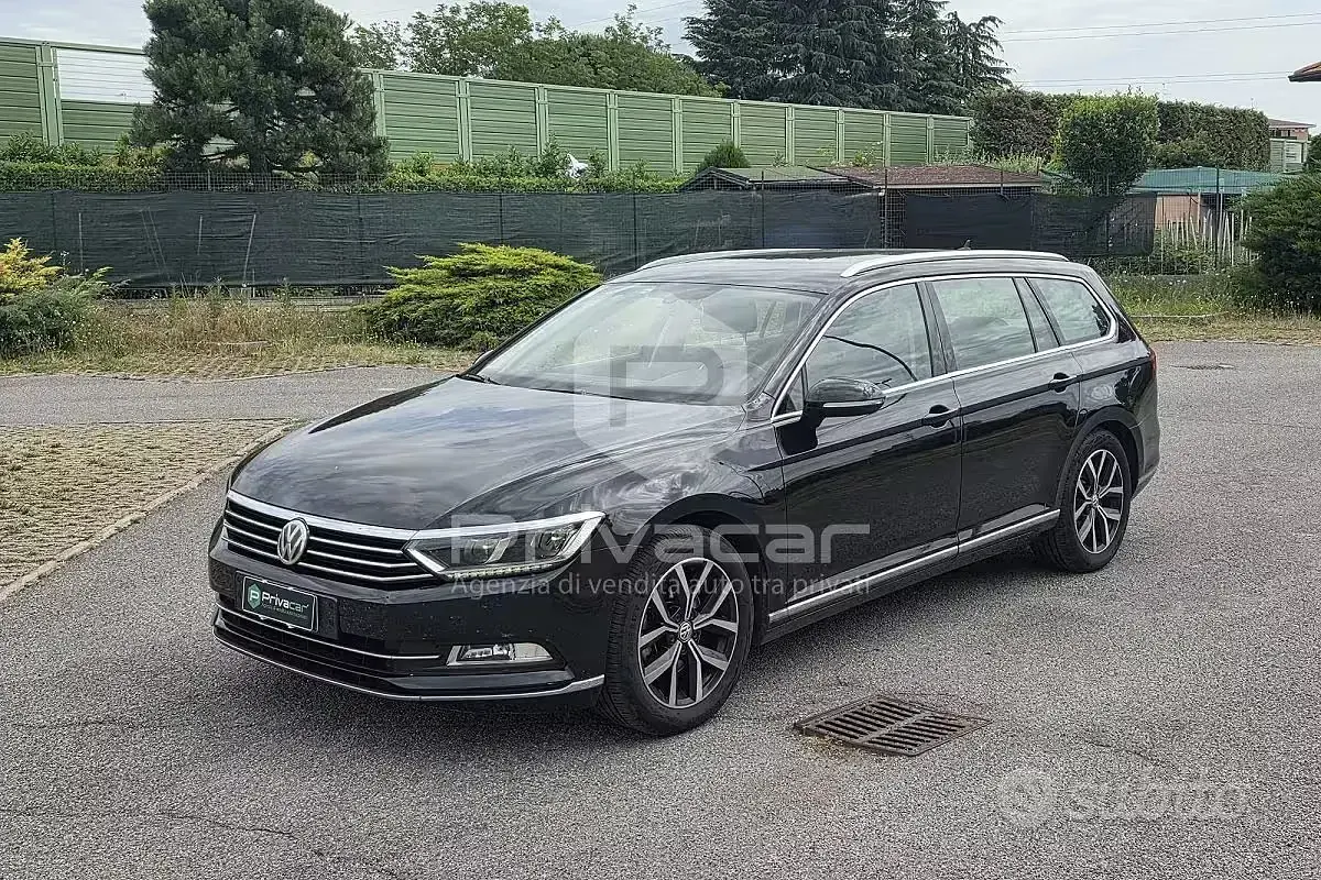 Usata VW Passat Business 150 CV (110 kW) 2015 Nero Station wagon