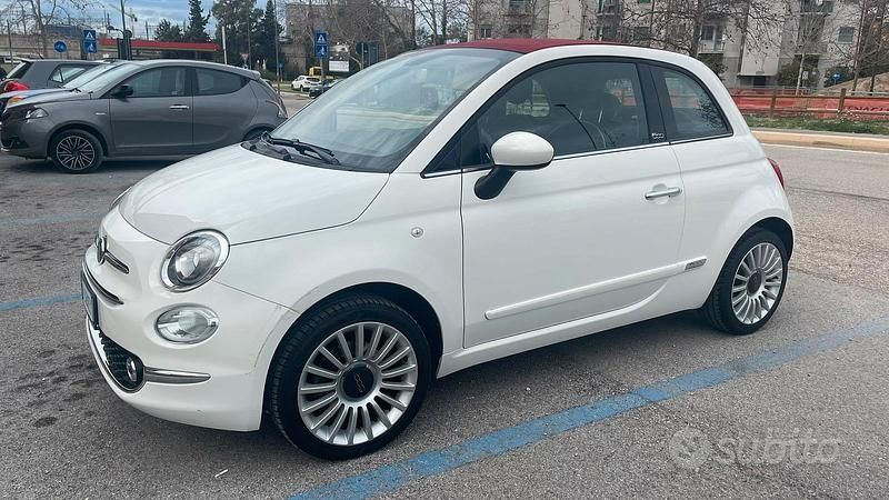 Usata Fiat 500C 69 CV (50 kW) 2019 Bianco Cabrio