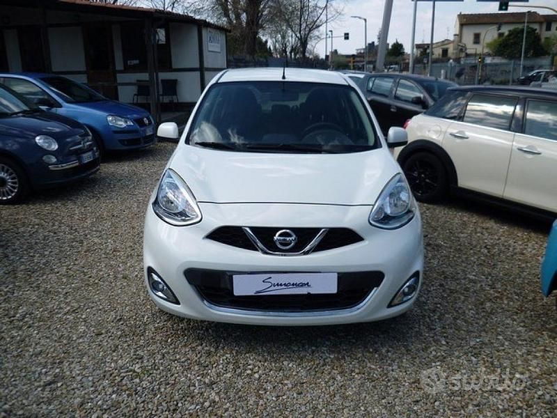 Usata Nissan Micra Acenta 80 CV (58 kW) 2016 Bianco Utilitaria