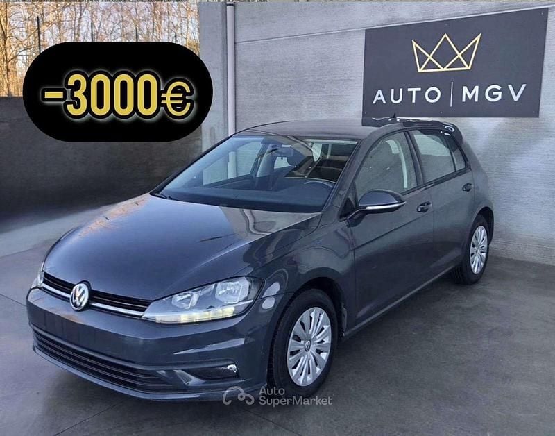 Usata VW Golf VII Trendline 86 CV (63 kW) 2018 Grigio Berlina