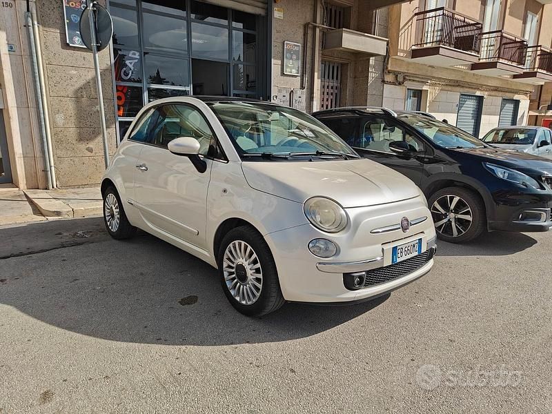 Usata Fiat 500 69 CV (50 kW) 2010 Bianco Berlina