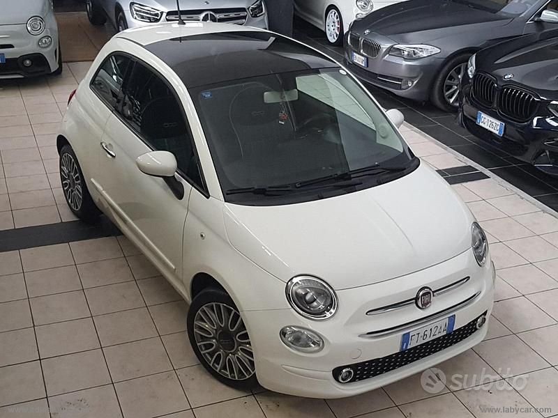 Usata Fiat 500 Lounge 69 CV (50 kW) 2018 Bianco Berlina