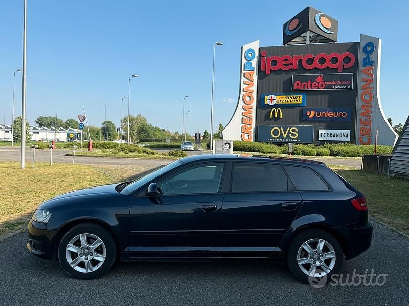 Usata Audi A3 Ambition 125 CV (91 kW) 2011 Blu Utilitaria
