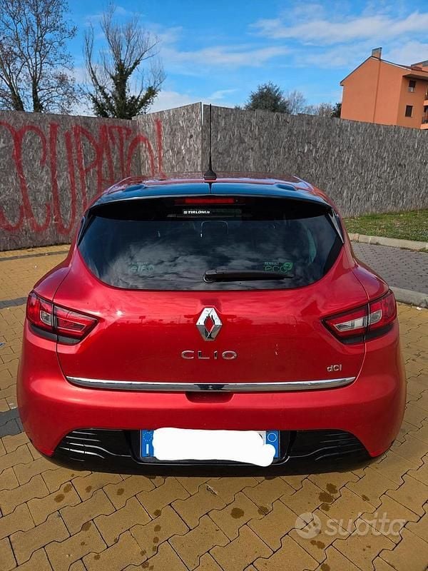 Usata Renault Clio IV 90 CV (66 kW) 2012 Rosso Utilitaria
