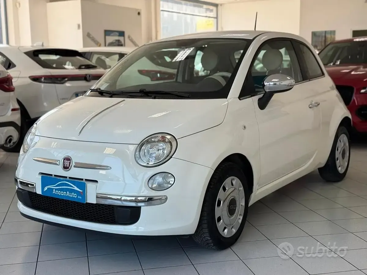 Usado Fiat 500 69 CV (50 kW) 2014 Blanco Berlina