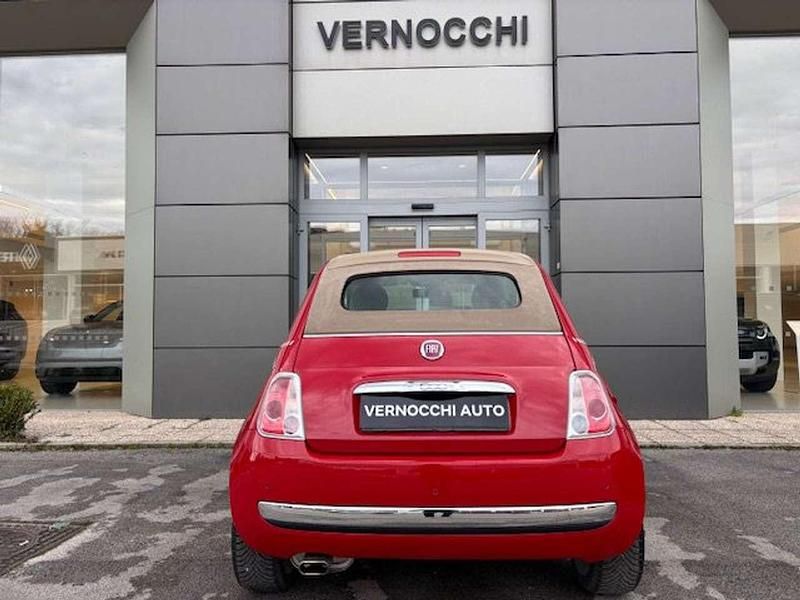Usata Fiat 500C Lounge 69 CV (50 kW) 2013 Rosso Cabrio