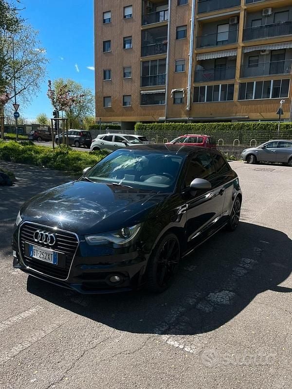 Usata Audi A1 S-Line 86 CV (63 kW) 2014 Nero Utilitaria