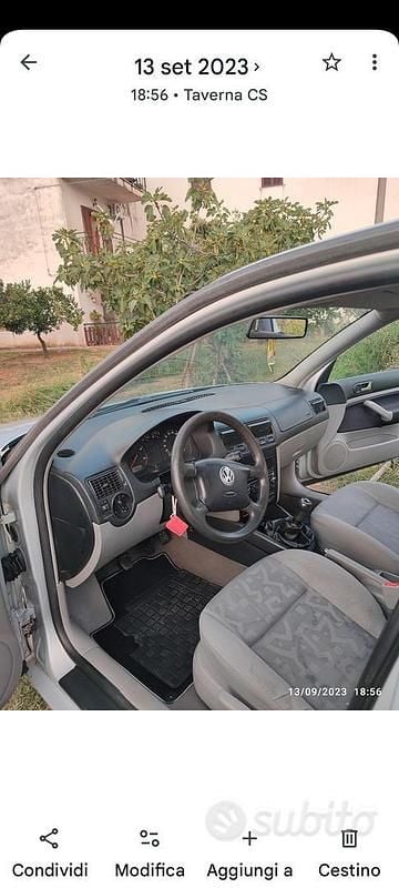Usata VW Golf IV 100 CV (73 kW) 2000 Grigio Utilitaria