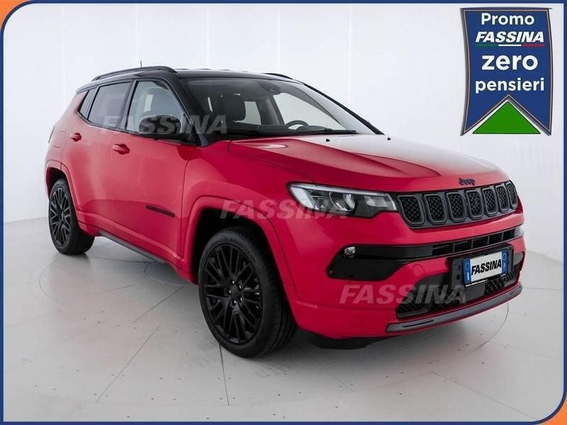 Rosso/nero Usata 2022 Jeep Compass SUV | 27.800 € (Molto cara) - Immagine 1/4