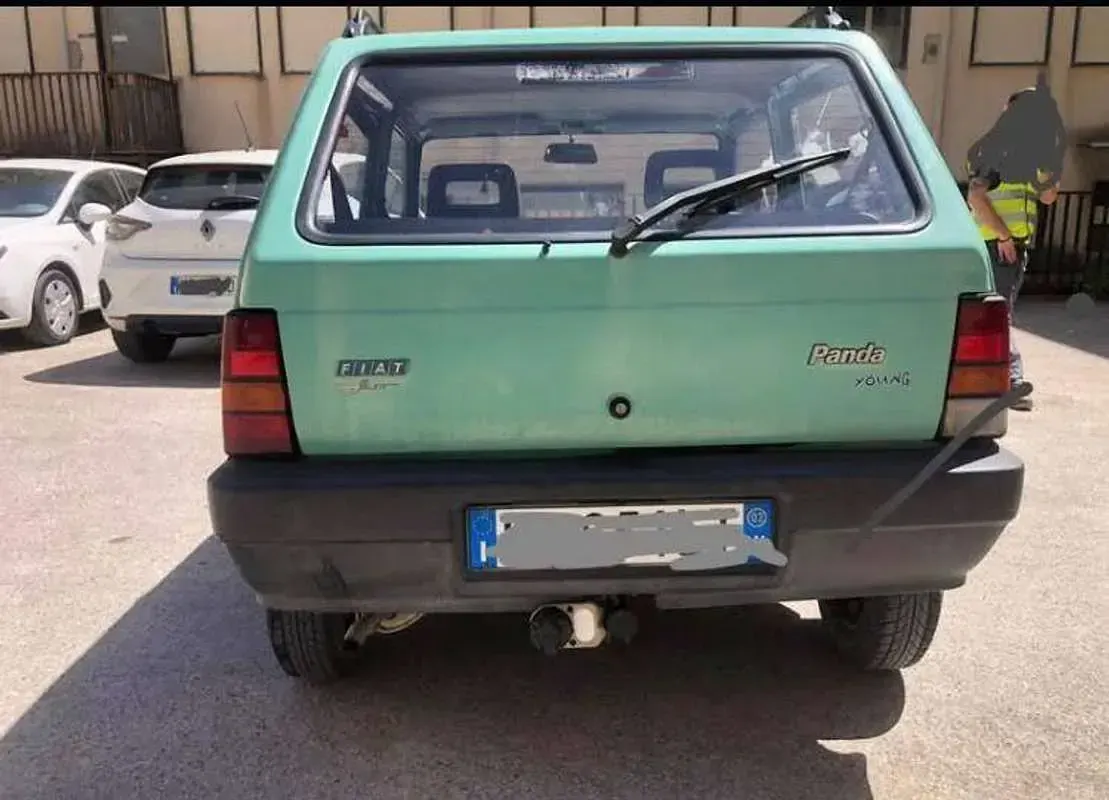 Usata Fiat Panda Young 54 CV (39 kW) 2002 Verde Berlina
