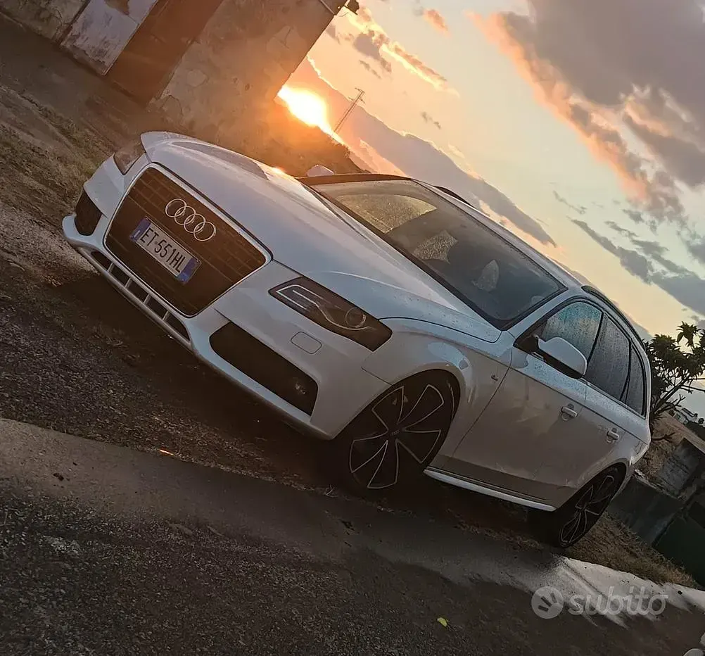 Usata Audi A4 S-Line 143 CV (105 kW) 2011 Bianco Berlina