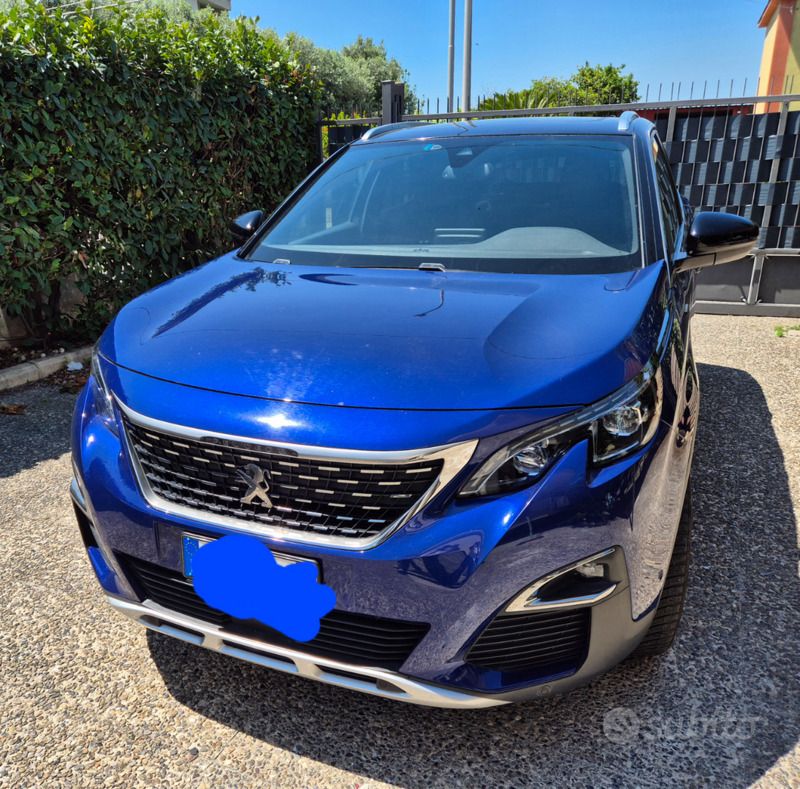 Usata Peugeot 3008 GT-line 131 CV (96 kW) 2019 Blu SUV