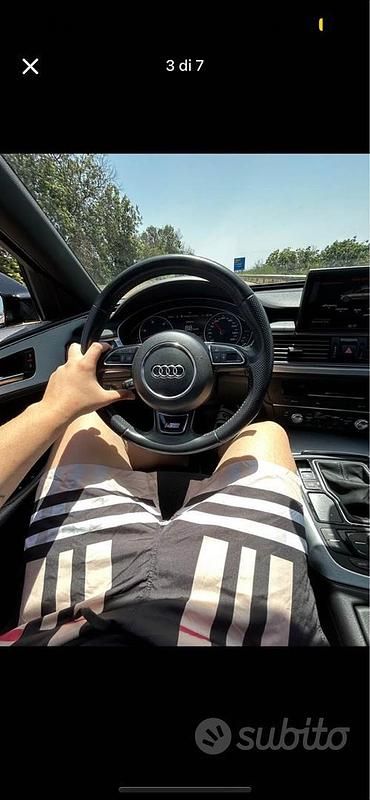 Usata Audi A6 S-Line 204 CV (150 kW) 2014 Nero Station wagon