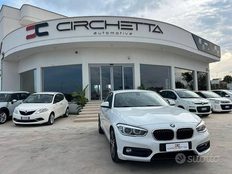 Usata BMW 116 Sport Line 116 CV (85 kW) 2016 Bianco Utilitaria