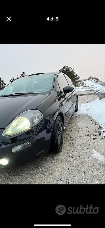 Usata Fiat Punto Evo 2012 Nero Utilitaria