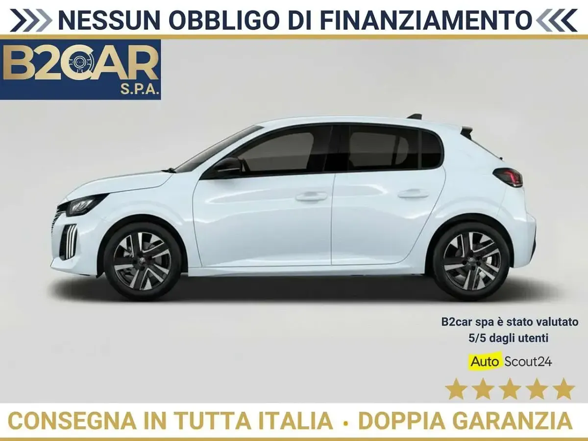 Usata Peugeot e-208 Style 100 kW (136 CV) 2025 Bianco Utilitaria