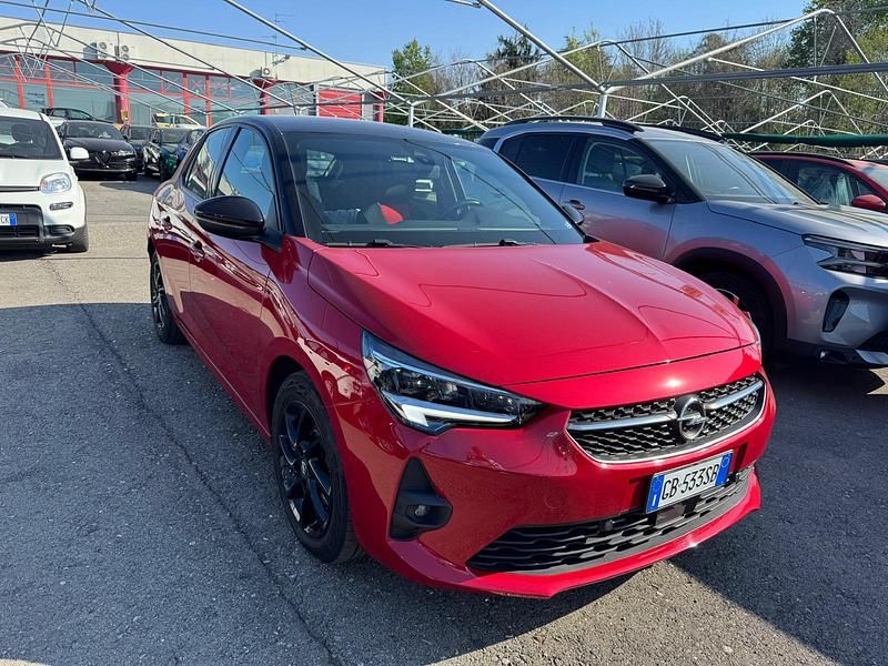 Usata Opel Corsa GS Line 101 CV (74 kW) 2020 Rosso/tetto nero Utilitaria