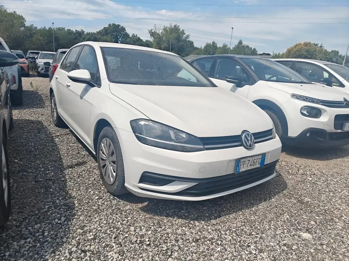 Usata VW Golf VII 116 CV (85 kW) 2018 Bianco Berlina