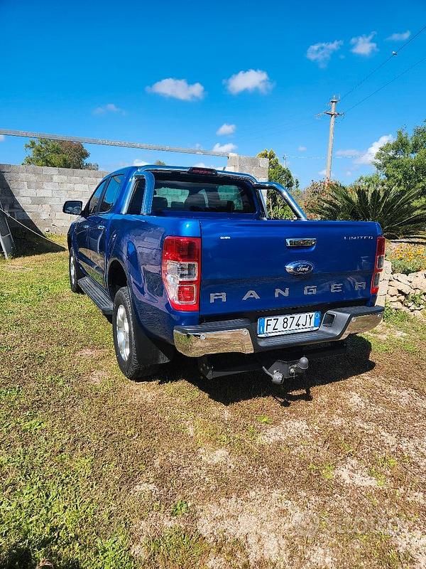 Usata Ford Ranger 160 CV (117 kW) 2020 Blu Pick-up