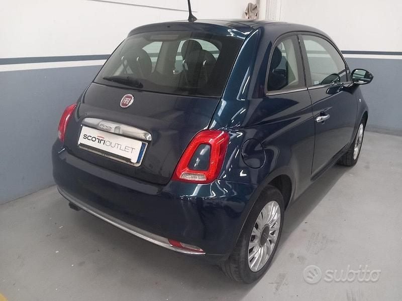 Usata Fiat 500 Lounge 69 CV (50 kW) 2017 Blu Berlina