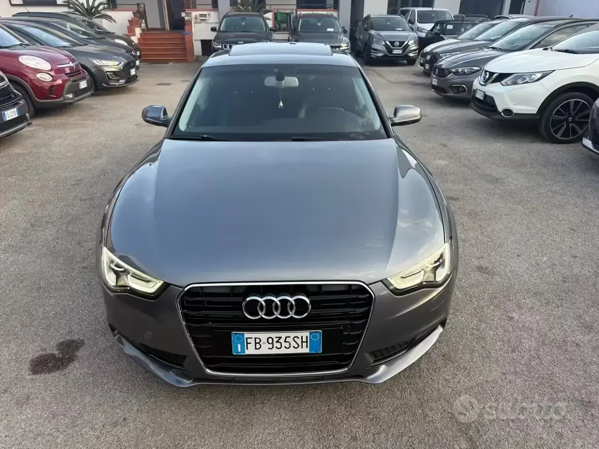 Usata Audi A5 Advanced Plus 190 CV (139 kW) 2015 Grigio Coupé