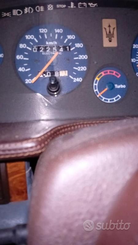 Usata Maserati Biturbo 200 CV (147 kW) 1986 Blu Berlina