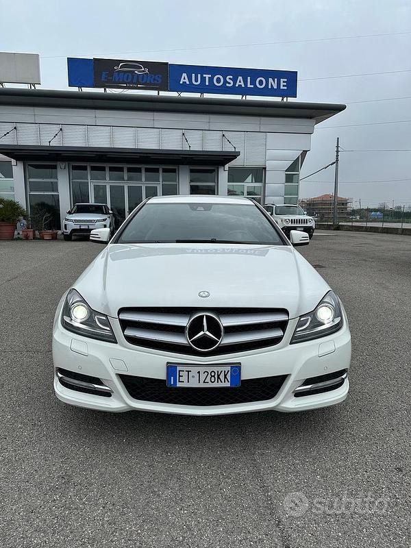 Usata Mercedes C220 Executive 169 CV (124 kW) 2013 Bianco Coupé